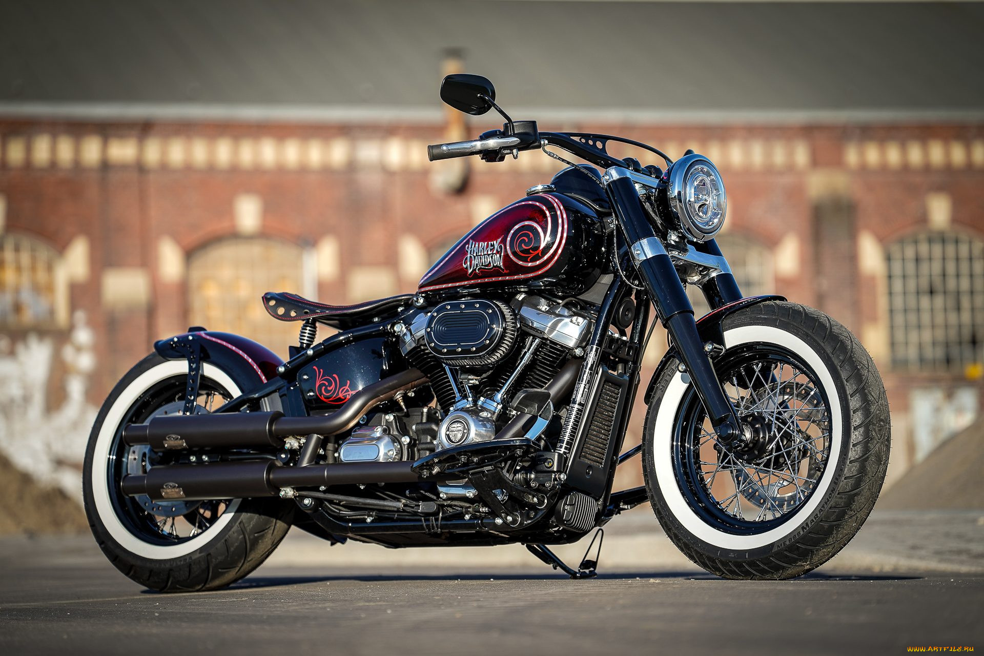 , , harley-davidson, , , thunderbike, customs